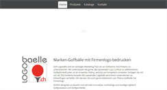 Desktop Screenshot of logobaelle.ch